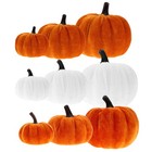 9 Pcs Artificial Pumpkin Ornaments Thanksgiving Decor For Photo Props