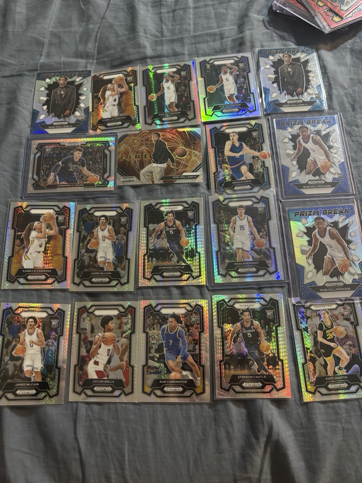 2024 Panini Prizm Draft Picks Lots of 91 Silver Hyper Red Wave Cards RC Stars