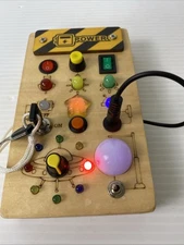 Montessori Busy Board – Wooden Sensory Toy for Toddlers Learning & Activity Gift