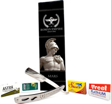 Rasoio a Mano Libera Mars Di  | Rasoio per Uomo Professionale Da Barbiere per Ba