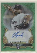 2020 Topps Triple Threads Rookie Emerald 4/50 Jose Urquidy #RAC-JU Auto 0a17