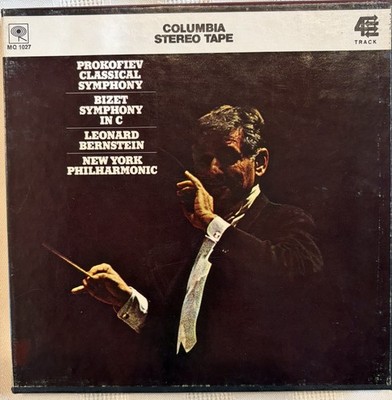 Prokofiev Classical Symphony - Bizet Symphony In C - Bernstein - 7 1/2 - MQ1027