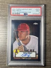 2021 Topps Chrome Platinum Anniversary Mike Trout Auto Black Refractor /10 PSA 9