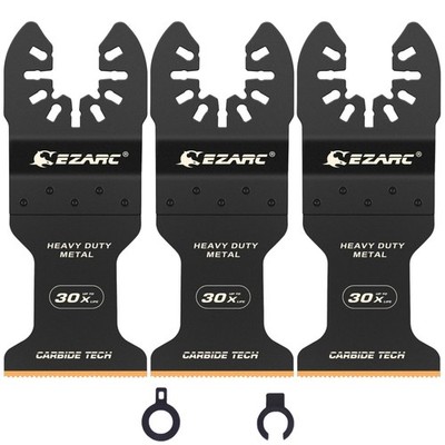 Multitool Sägeblätter Carbide 3er Set Schneiden Metall Stahl Nagel Schraube