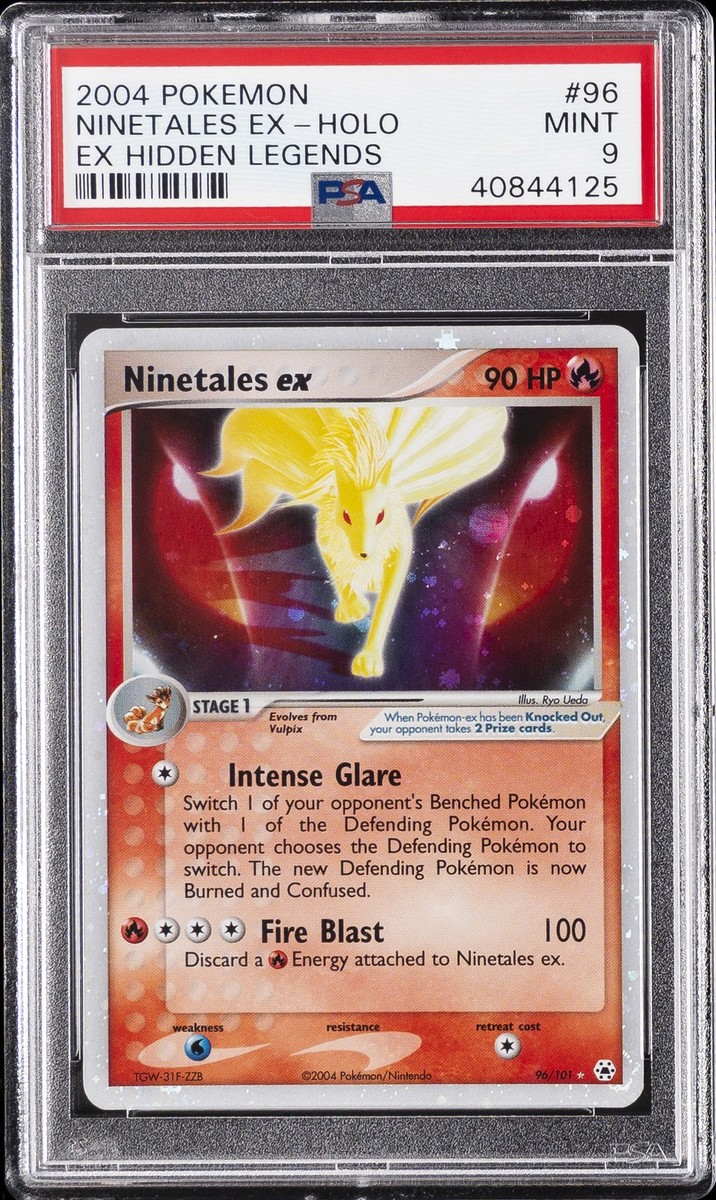 2004 POKEMON EX HIDDEN LEGENDS #96 NINETALES EX-HOLO PSA 9 | eBay