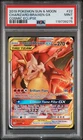 [PSA 9] Charizard & Braixen GX 22/236 Cosmic Eclipse Tag Team Holo Rare POKEMON