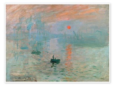 Poster Impression, Sonnenaufgang - Claude Monet