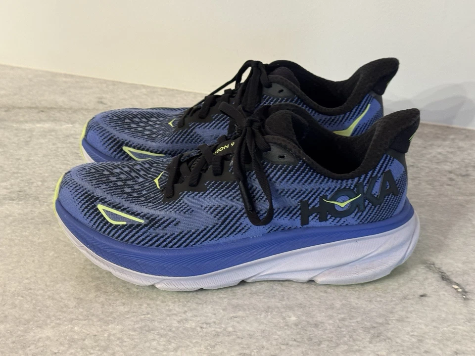 Zapatos Hoka One Clifton 9 'Black Stellar Blue' 1127896 BCKS (Mujer Talla 7B) Foto 2 de 4