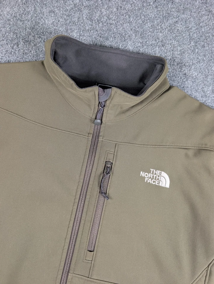 The North Face Apex 仿生软壳夹克男式 2XL 橄榄绿 — 第 2/4 张图片