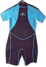 JINTALECO Short Body Neoprene Wetsuit w/ Front Zip 4/3 mm 3/2mm Women's XS NEW