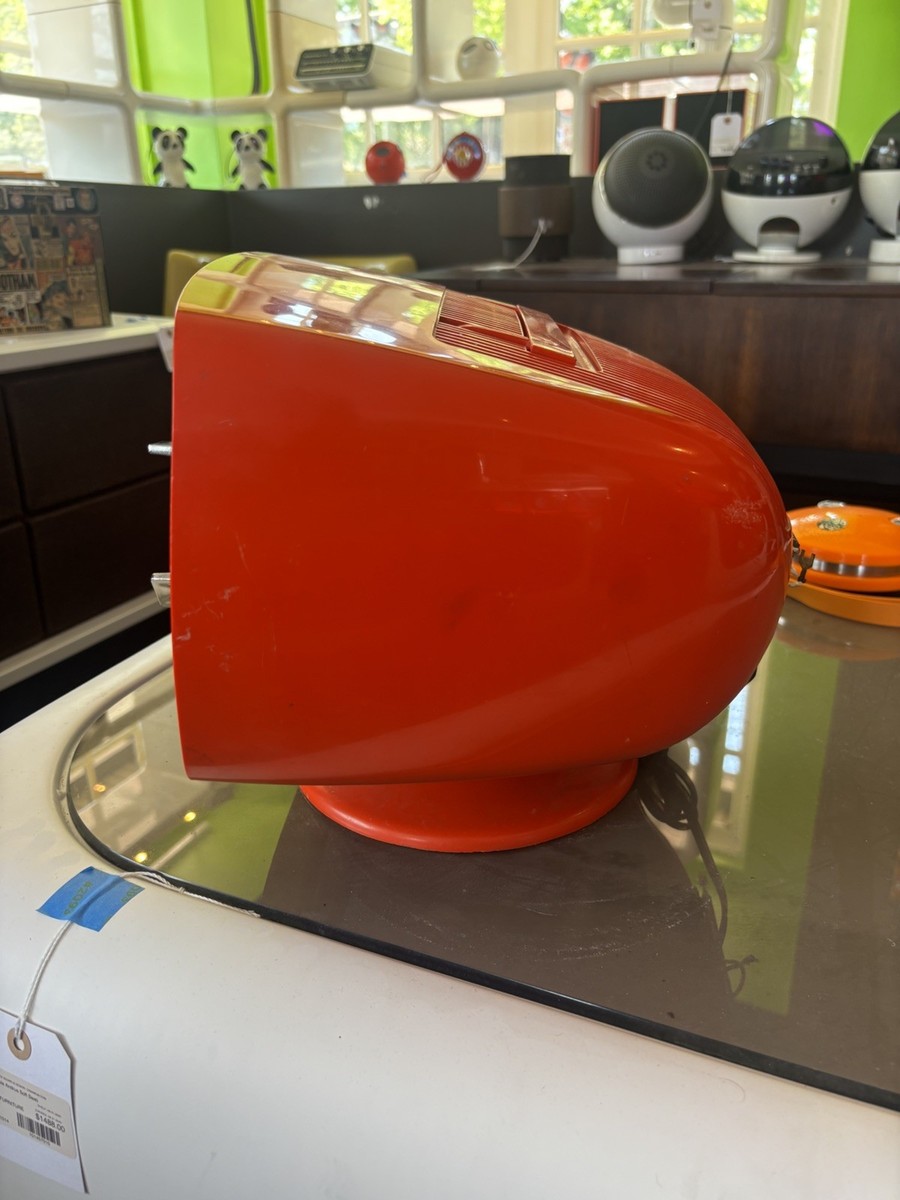Rare RESTORED Orange Ford-Philco TV 1972 Trendsetter Space Age