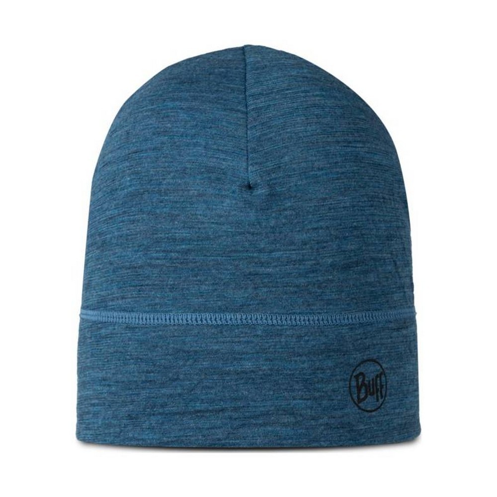 Buff Merino Lightweight Beanie Hat Multi Stripes Tempest