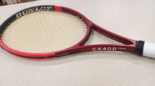 DUNLOP CX 400 TOUR Tennis Racket 4 3/8 300g 100sq Red Used 27in