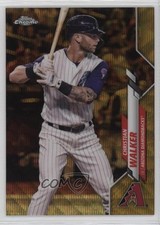 2020 Topps Chrome Gold Wave Refractor 43/50 Christian Walker #27 sy5
