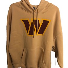 NFL Washington Commanders Khaki/Cream Color Pullover Hoodie. Men  s M. NWT 85New