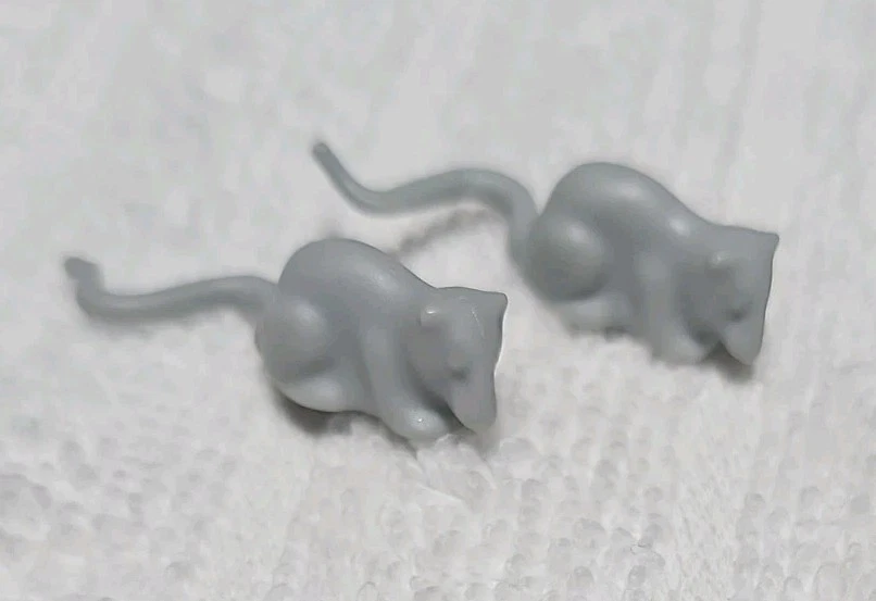 Genuine LEGO® 2 x Rat Mouse Hamster Rodent Animal Minifigures 40234 Harry Potter