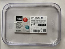 Image of SmartStore Compact S Lid Storage Box Transparent Plastic 19.5x14.5x2.5cm