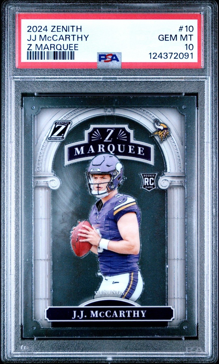 2024 Panini Zenith - Z Marquee J.J. McCarthy #10 (RC) for sale