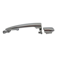 NISSAN LEAF ZE1 EXTERIOR DOOR HANDLE REAR LEFT CHROME 2017-2024