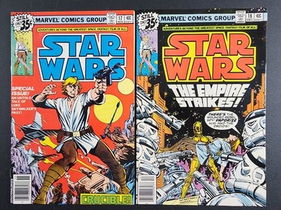 Star Wars #17 & 18  NM-  Volume 1  Marvel Comics 1978  NEWSSTAND 