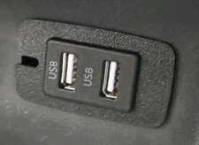 Renault Captur Dual USB Passthrough Trim (With Additional Cable Hole) ANY COLOUR