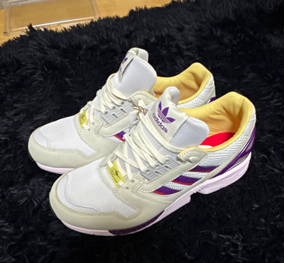 adidas zx 8000  Weiß/Lila/Beige EU 42 2/3