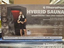 Therapod Portable Steam Sauna with Red Light Therapy