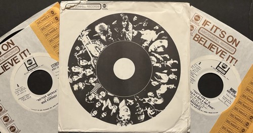 Mike Kennedy, Navasota (2) Promo 45 Schallplatten mit ABC Dunhill Radiosender Mailer