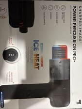 Sharper Image Power Percussion Pro Hot  Cold Percussion Massager Gun