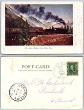 Boulder Park Moffat Line Colorado Postcard