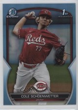 2023 Bowman Draft Chrome Sky Blue Refractor Cole Schoenwetter #BDC-116 1b0j