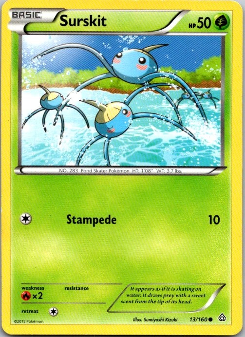 Surskit Common XY - Primal Clash 13/160 NM