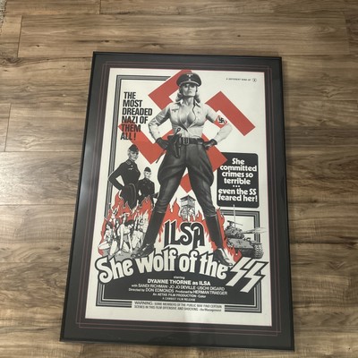 1975 ILSA SHE WOLF OF SS Original 1-Sheet Grindhouse Movie Poster DYANNE THORNE