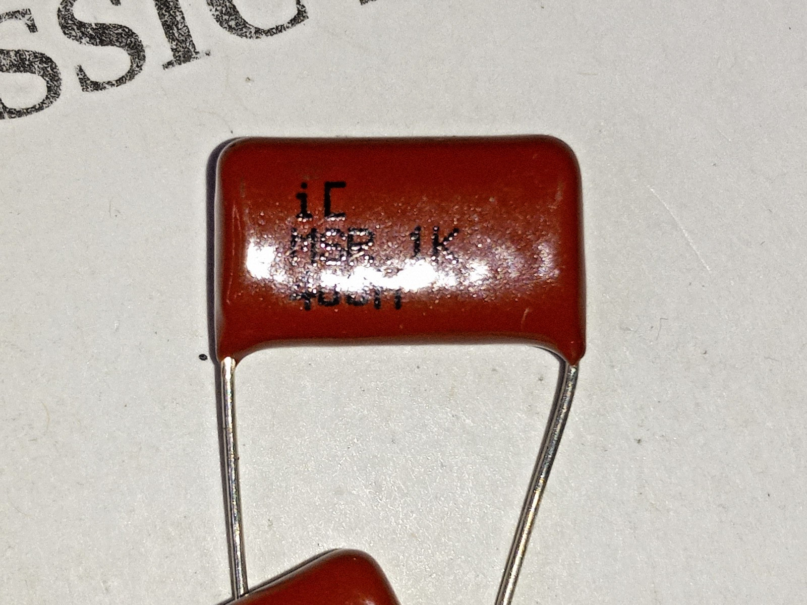 Lot of Illinois IC .1uF 400V DC MP Film Capacitor Radial 125C MSR Series