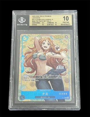 BGS 10 ONE PIECE CARD GAME TS-02 Mini-tin Pack Set vol.2 NAMI P