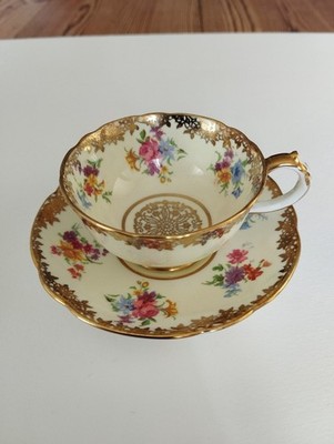 Vintage Paragon Fine Bone China Teacup & Saucer (England, c. 1940s
