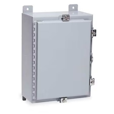 Wiegmann N4242006 Padlockable Hasp With Clamps Electrical Enclosures, 24 In H,