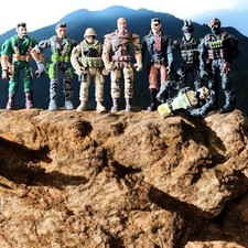 2003 2010 The Corps Lanard 4" Action Figures Military Set of 7 Lot