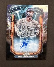 2025 Topps Cosmic Chrome Extraterrestrial Talent Auto Jazz Chisholm Jr Black /10