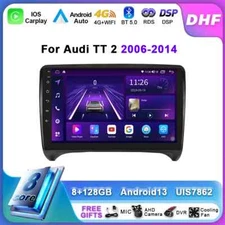 Android For Audi TT MK2 8J 2006-2014 Car Radio Carplay GPS Multimedia Screen