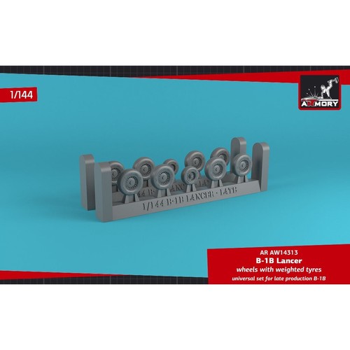 Armory Models AR AW14313 Scala 1/144 B-1B Ruote Lancer con Pneumatici Ponderati, Late - Foto 8 di 12
