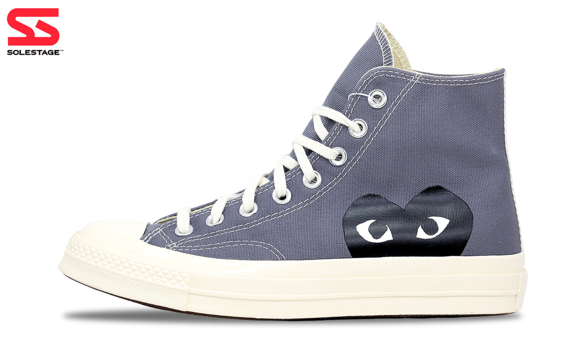 Converse Chuck Taylor Hi Comme Des Garcons PLAY Grey Size | eBay