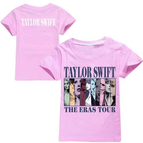 Taylor Swiftie Kids Casual Short Sleeve 100% Cotton T-Shirt Tops Birthday Gift - Picture 10 of 19