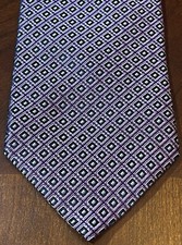 Nautica Purple 100% Silk Men’s Neck Tie Made In Usa