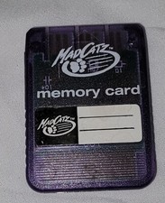 Madcatz Madcats Purple Memory Card PS1/PS2
