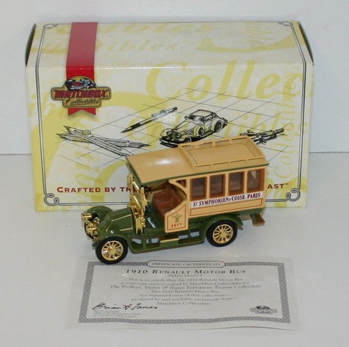 MATCHBOX COLLECTIBLES YET06-M - 1910 RENAULT MOTOR BUS - GARE DE LYON - 第 1/2 張圖片