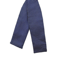 1960s Vintage Bowtie Mens Butterfly Self-Tie Bow Necktie Polka Dot Silk Trad Ivy