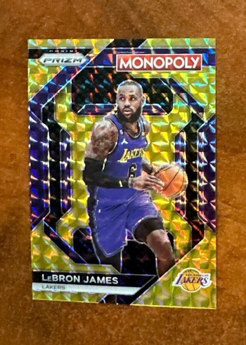 LeBron James [Gold] #PS9 2023 Panini Prizm Monopoly All-Star card