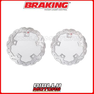 SATZ BREMSSCHEIBEN VORNE BRAKING HONDA CROSSTOURER 1200 2017 - [FESTE WAVE] WH