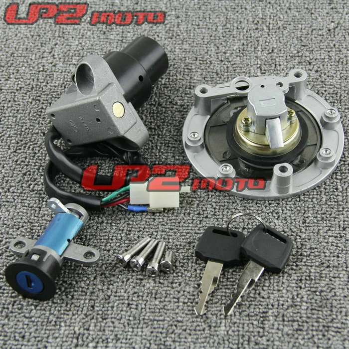 Ignition Key Switch Gas Cap Seat Lock Set For Yamaha TZR125 TZR150 TZM150 TDM850 - Imagem 2 de 3